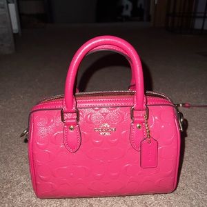 Coach hot pink purse